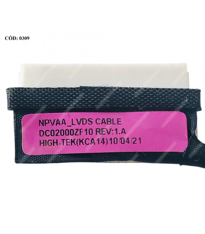 FLEX LCD TOSHIBA NB300 NB301 NB303 NB305 SERIES 40PIN DC02000ZF10 REV:1.A ORIG.