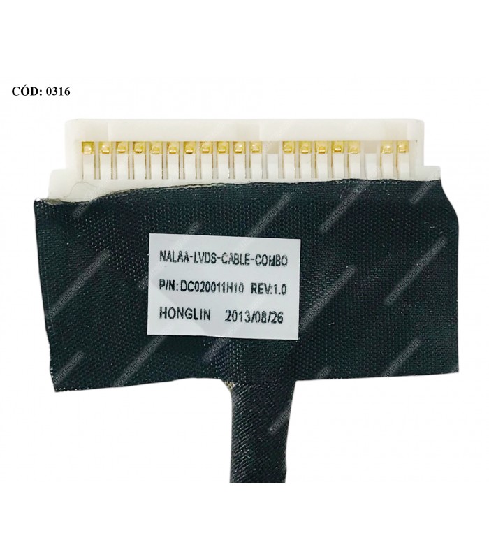 FLEX LCD TOSHIBA SATELLITE L670 L670D L675 L675D SERIES 40PIN DC020011H10 ORIG.