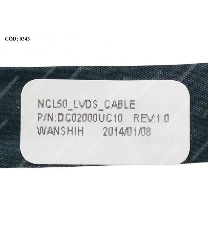 FLEX LCD TOSHIBA L500 L500D L505 L505D SERIES 40PIN DC02000UC10 ORIG.