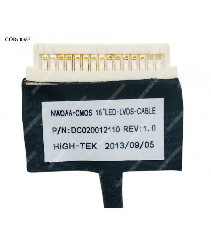 FLEX LCD TOSHIBA A660 A660D A665 A665D C660 C660D C665 C665D P750 P750D P755 P755D SERIES 40PIN DC020012110 ORIG.
