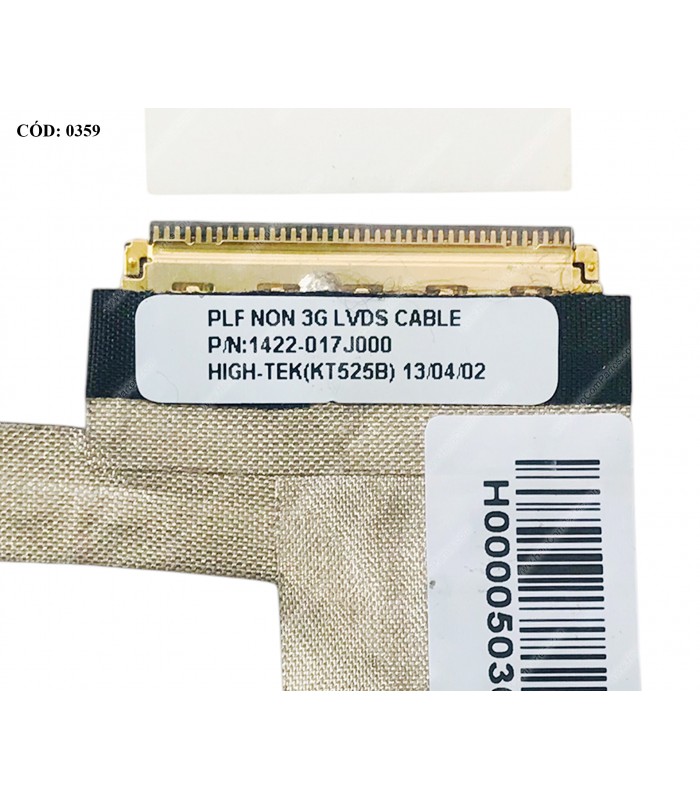 FLEX LCD TOSHIBA SATELLITE L850 L850D L855 L855D L870 L875 L875D C850 C850D C870 C875 SERIES 40PIN H000050300 ORIG.