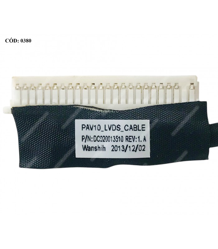 FLEX LCD TOSHIBA MINI NOTEBOOK NB255  NB250 SERIES 40PIN K000104910 DC020013510 ORIG.