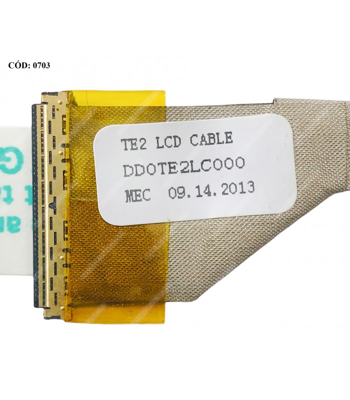 FLEX LCD TOSHIBA SATELLITE L600 L600D C630 L645 L645D L640 L640D L745 SERIES 40PIN DD0TE2LC000 A000070510 ORIG.