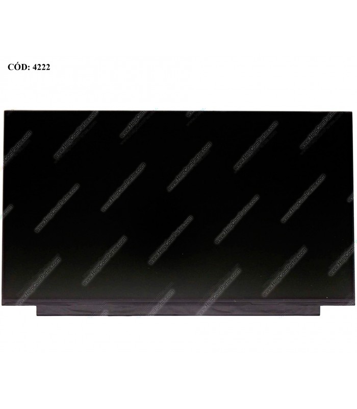 DISPLAY 15.6" 30PIN WLED SLIM WXGA HD (1366x768) NARROW GLOSSY 60Hz N-TS eDP VC.D PCBA FLAT 2cm NO BRACKETS L52000 (DS)