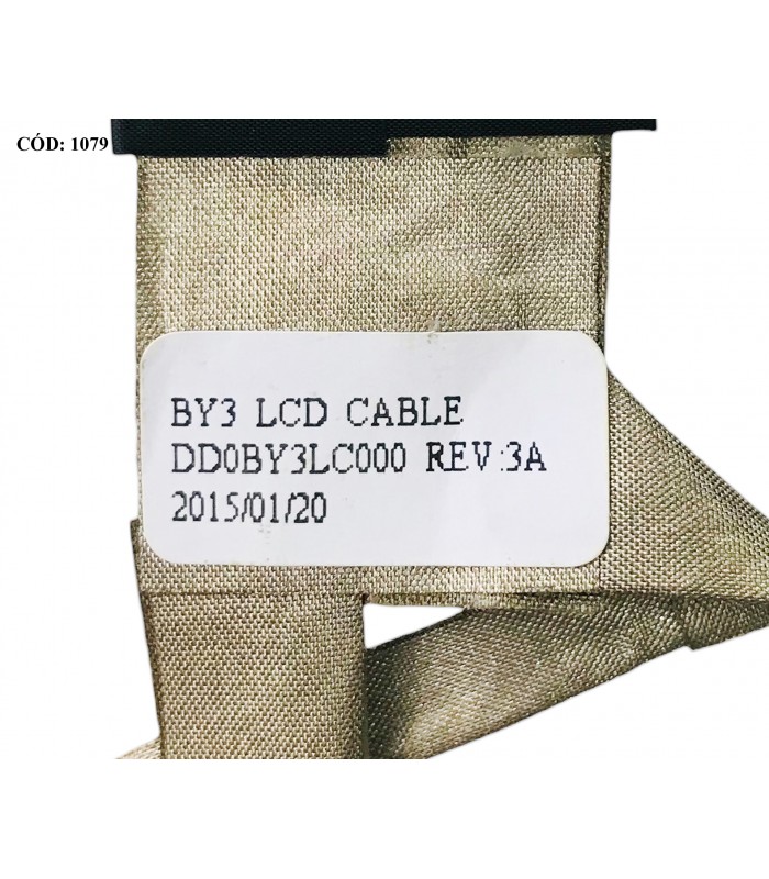 FLEX LCD TOSHIBA SATELLITE C800 C800D C805 C805D L830 L835 L840 L840D L845 L845D SERIES 40PIN A000208700 OEM.