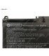 BATERIA HP 11.28V---41WH 3C HW03XL/15-EG 15-EH 17-CN 17-CP 17T-CN 240 245 246 250 255 470 G8 G9 G10 SERIES L97300-005 ORIG