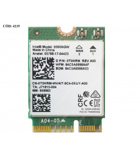 WI-FI M.2 NGFF 2230 DELL 9560NGW 0T0HRM /M.2 802.11AC CNVio 2.4-5GHz BT5.1/ 1.73Gbps/ATCx2/INSP.3590 OptiPlex 7460 SERIES ORIG