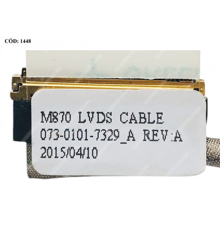 FLEX LCD SONY VPC-CW VPCCW 14" SERIES 40PIN M870 073-0001-7329-A OEM