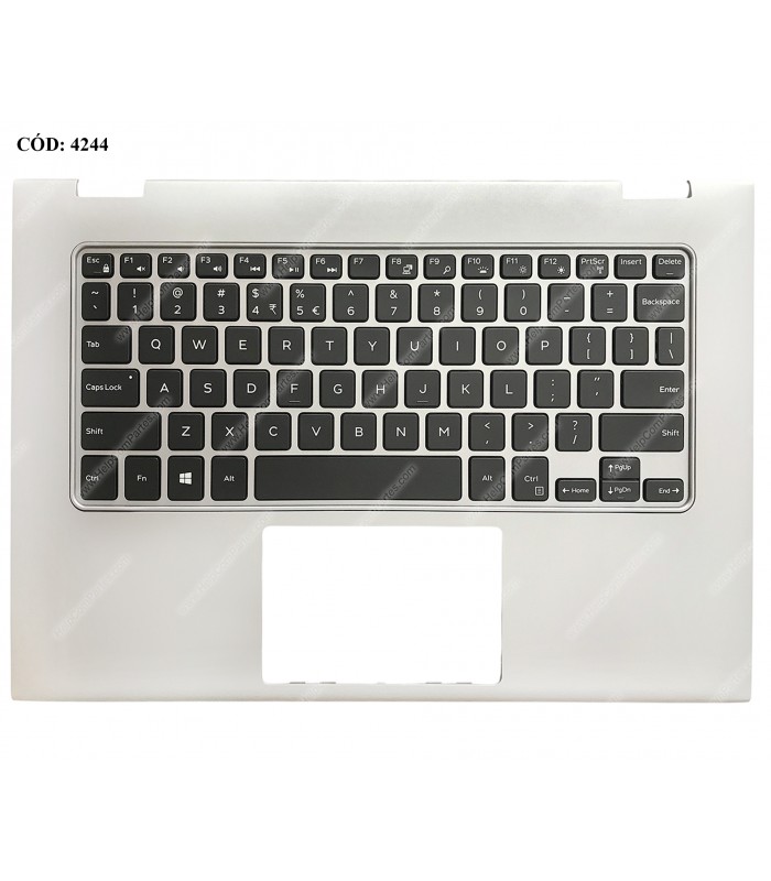 DELL ASSY W/KB W/PLMRST NO/TP /INSPIRON 13 7347 7348 SERIES / 0K8N2T SLV BL US ORIG.