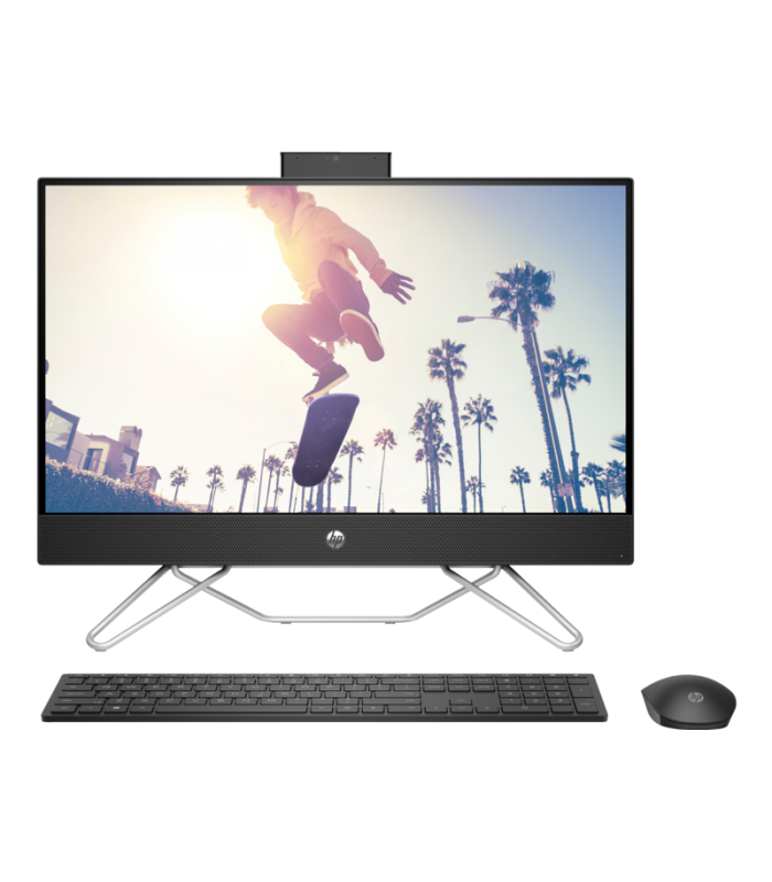 PC AIO HP 24-CB1028LA/i5-1235U/T 4.40GHz 10C/16GB/SSD512/23.8"FHD IPS/WIFI+BT5/Vision 1080p FHD/FreeDOS/BK/A47BPLAABM/12th 1Y.