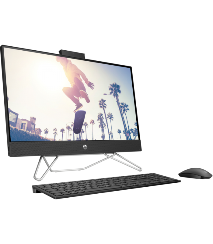 PC AIO HP 24-CB1028LA/i5-1235U/T 4.40GHz 10C/16GB/SSD512/23.8"FHD IPS/WIFI+BT5/Vision 1080p FHD/FreeDOS/BK/A47BPLAABM/12th 1Y.