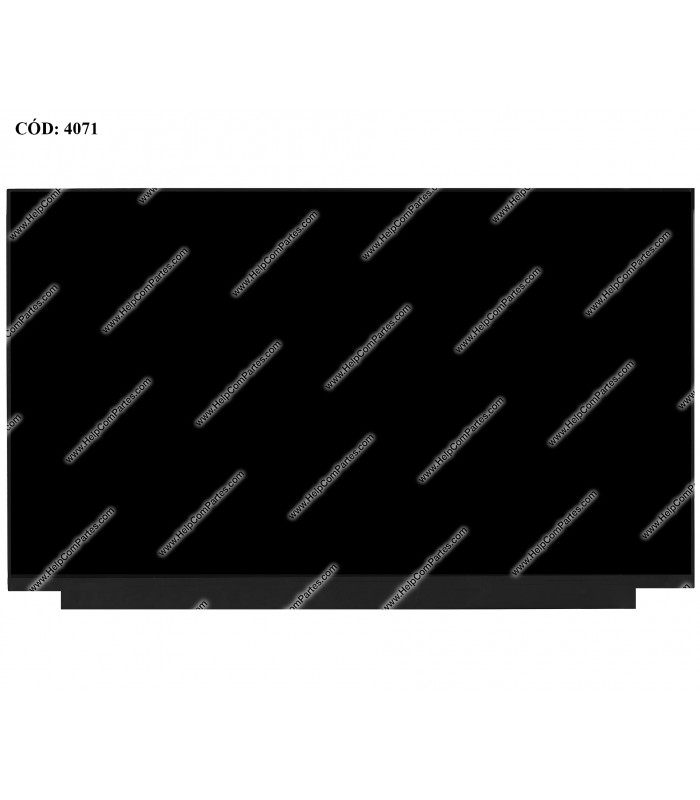 DISPLAY 15.6" 30PIN WLED SLIM FHD (1920x1080) NARROW MATTE 60HZ IPS N-TS eDP VC.D PCBA FLAT 2CM NO BRACKETS 0T1WD3 ORIG. (DS)