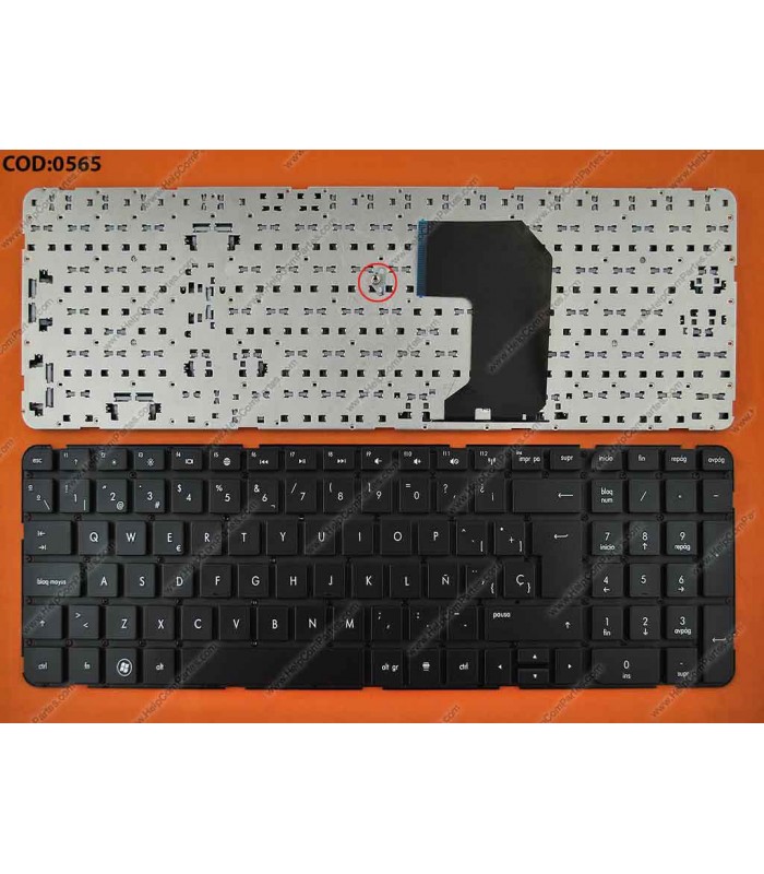 TECLADO HP PAVILLION G6-2000 G6-2011SA G6-2033SA G7-2000 G7-2001ES G7-2100 G7-2200 G7Z-2000 SERIES 699146-071 NO MARCO BK SP OEM