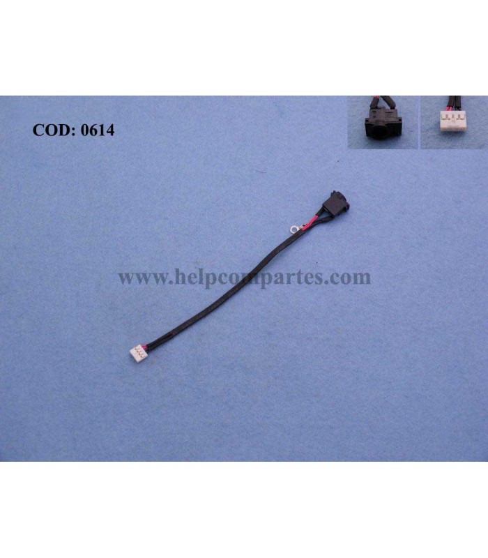 DC JACK POWER SAMSUNG N128 NP-N128 NP-X120 X120 N140 NP-200B NP200B SERIES +CABLE B113011 ORIG.