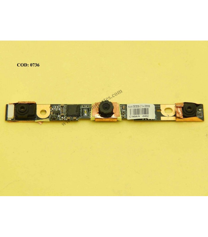 WEBCAM/MIC HP DV4-1000 DV4-1100 DV4-1200 DV4-1300 DV4-1400 DV4-1500 DV4-1600 DV4-2000 SERIES 486876-001 ORIG. (DS)