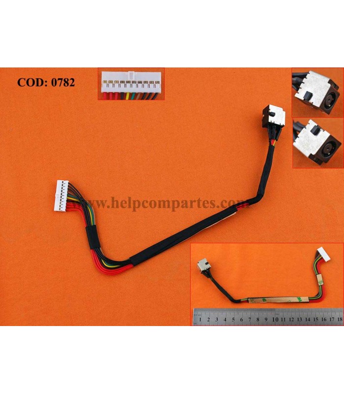 DC JACK POWER HP ENVY 15 15-1000 15T 15T-1000 15T-1100 15T-1200 15-1000SE 15-1067NR SERIES +CABLE 576846-001 ORIG.