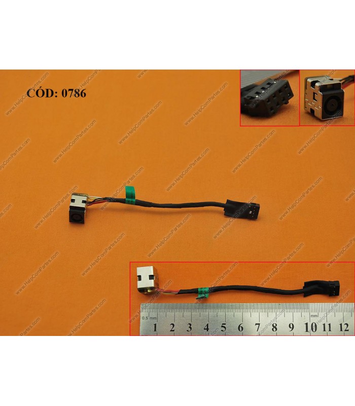 DC JACK POWER HP PROBOOK 4340s 4341s 4440s 4441s 4545s 4546s 4540s SERIES 676706-SD1 +CABLE ORIG.
