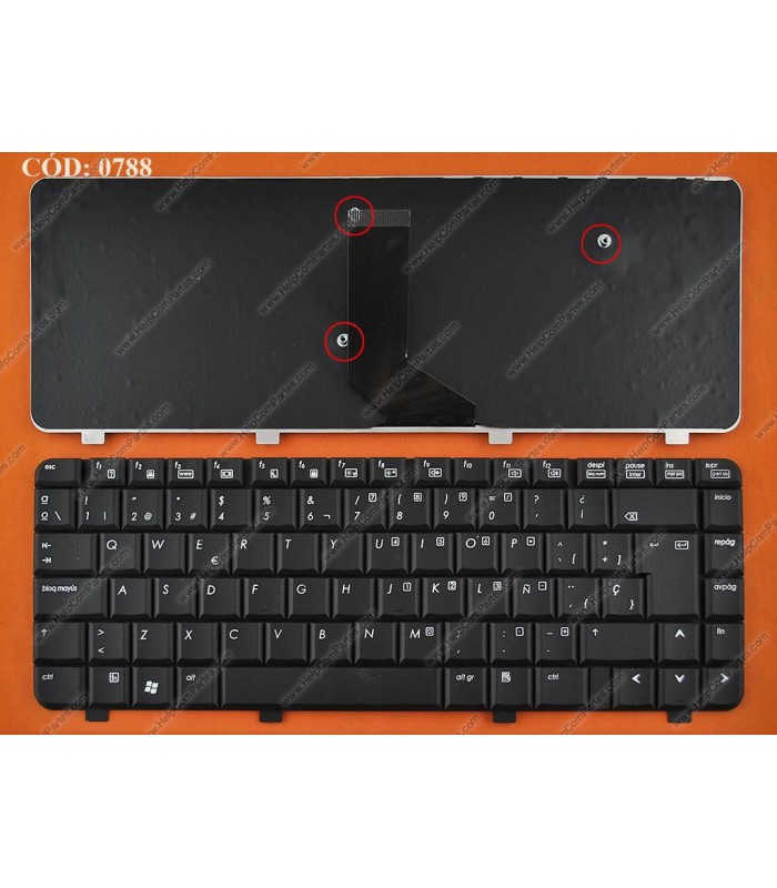 TECLADO HP COMPAQ PRESARIO C700 G7000 C700T C727 C729 C730 C769 C770 C771 C772 SERIES 454954-001 BK SP OEM