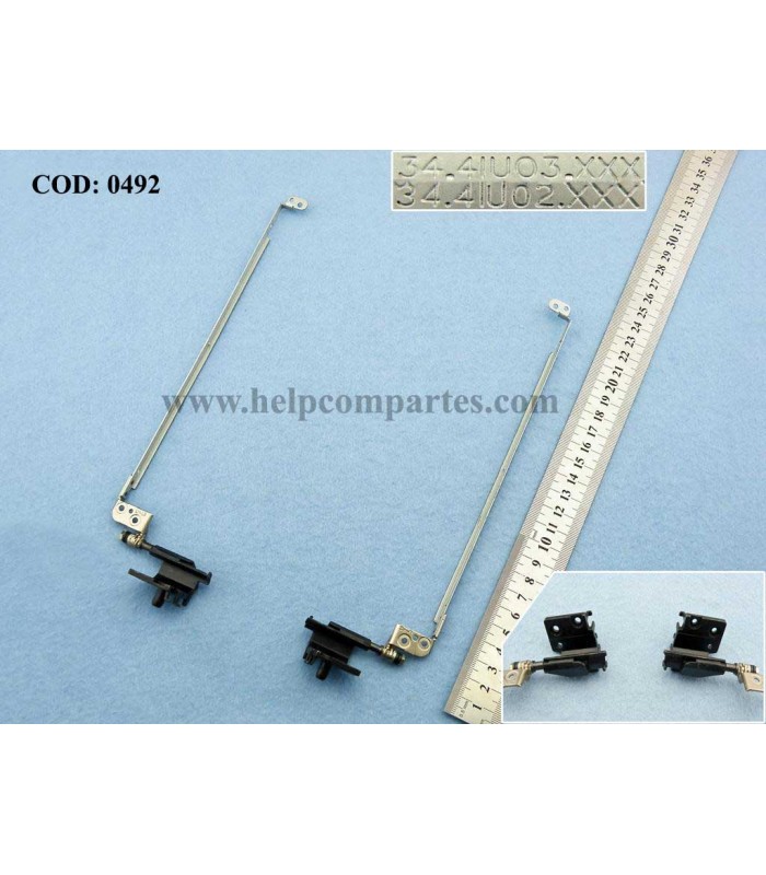BISAGRAS DELL INSPIRON N4050 M4040 N4040 M4050 SERIES R/L 34.4IU02.103 34.4IU03.103 ORIG.
