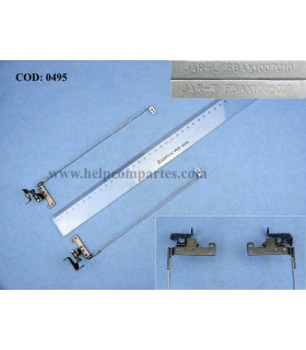 BISAGRAS HP G42 G42C G42T G56 COMPAQ CQ42 Q46 SERIES (R/L) 600627-001 FBAX1007010 FBAX1008010 ORIG.