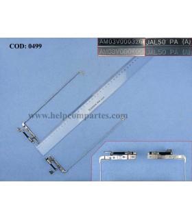 BISAGRAS HP PAV DV4-1000 DV4-1100 DV4-1200 DV4-2000 DV4-2100 DV4T-1000 SERIES 486894-001 L/R 14.1" ORIG.