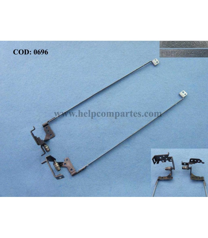 BISAGRAS HP PAV. G4-1000 G4-1100 G4-1200 G4-1300 G4-1400 G4T-1000 G4T-1100 G4T-1200 SERIES 14" R/L 639445-001 ORIG.
