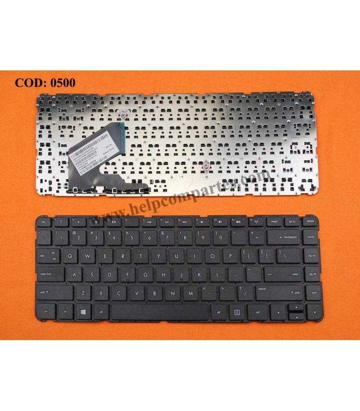 TECLADO HP SLEEKBOOK 14-B100 14Z-B100 14-B000 14Z-B000 14-C000 SERIES SIN MARCO 697904-001 BK US ORIG.