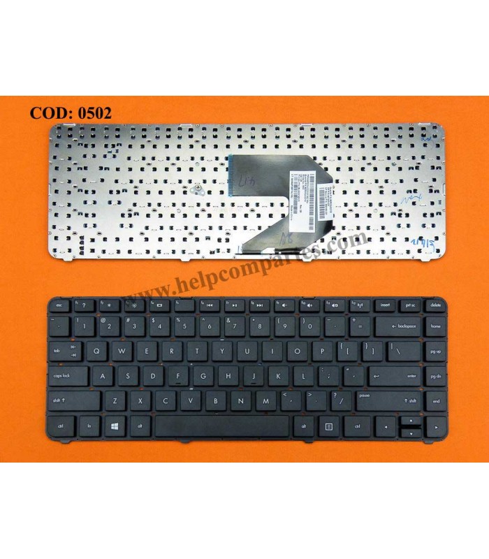 TECLADO HP PAV. G4-2000 G4-2100 G4-2200 G4-2300 SERIES SIN MARCO 697443-001 BK US ORIG