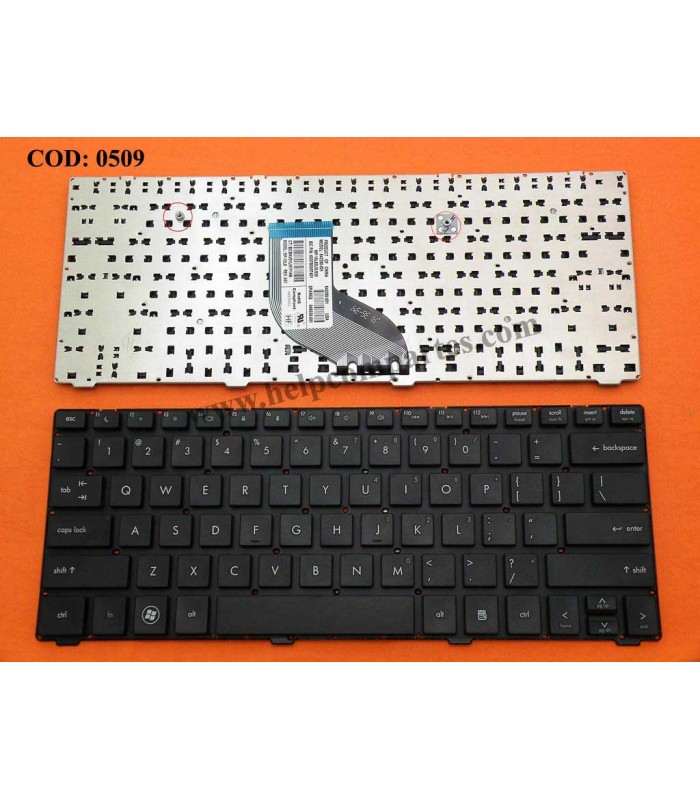 TECLADO HP PROBOOK 4230 4230S SERIES SIN MARCO 646029-001 BK US ORIG.