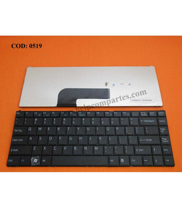 TECLADO SONY VAIO VGN-N VGN-N250 VGN-N320 VGN-N325 VGN-N365 VGN-N160 SERIES BK US OEM