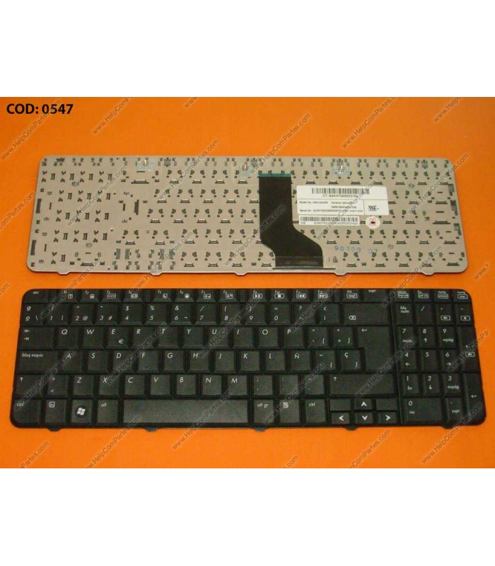 TECLADO HP COMPAQ CQ60-100 CQ60-200 CQ60-300 CQ60-400 SERIES 496771-071 BK SP ORIG.