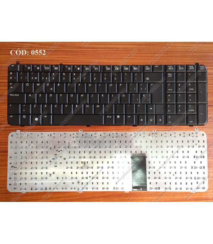 TECLADO HP PAV DV9000 DV9100 DV9200 DV9300 DV9400 DV9500 DV9600 DV9700 DV9800 DV9900 SP BK OEM 