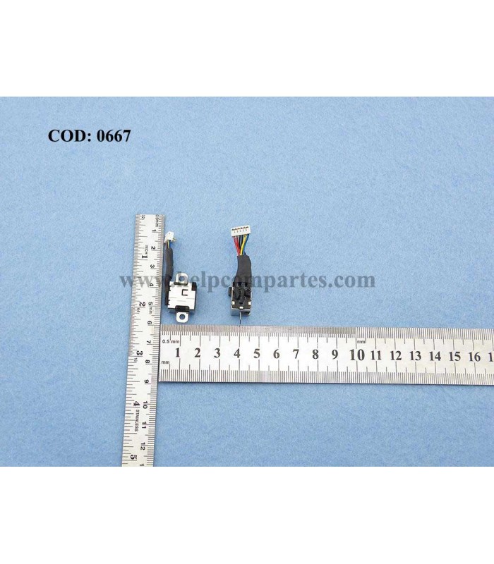 DC JACK POWER HP PAV DV3000 DV3500 DV3500T DV6-6000 TM2-1000 TM2-1070CA TM2T-1100 SERIES +CABLE 592967-001 ORIG.
