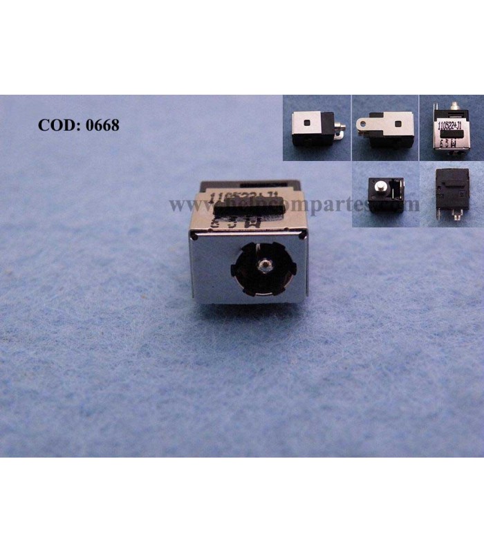 CONECTOR DC IN HP DV5000 DV5002EA DV5003EA DV8000 DV8002EA DV8010EA V5000 V5032EA C300 C500 SERIES ORIG.