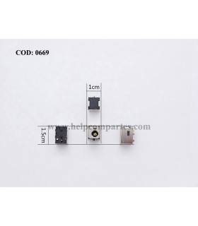 CONECTOR DC IN HP F500 F700 F705 F715 F30 DV6000 DV6100 DV6400 DV9700 DV9800 V6000 SERIES PJ045 ORIG.