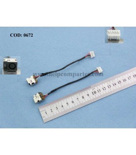 DC JACK POWER HP PAV DV6-3000 DV6-3200 DV6T-3000 DV6T-3100 DV6Z-3100 G6-1300 G7-1000 SERIES +CABLE 603692-001 ORIG.