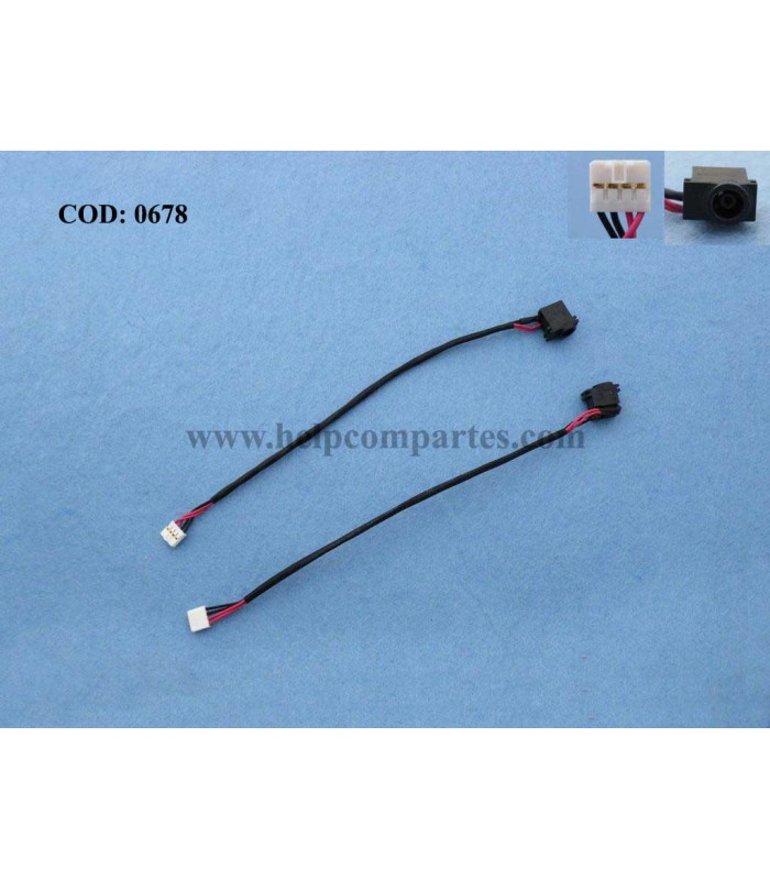 DC JACK POWER SAMSUNG N128 NP-N128 NP-X120 X120 N140 NP-200B NP200B SERIES +CABLE B113011 ORIG.