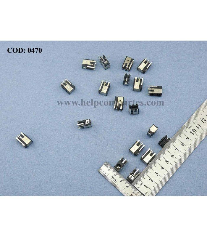 CONECTOR DC IN HP V2000 V2001 V2010 M2000 M2100 M2200 DV1000 DV1014 ZE2000 ZE2100 SERIES PJ019 ORIG.