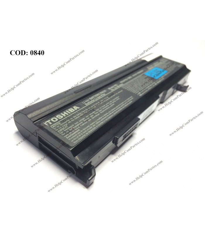 BATERIA TOSHIBA 10.8V---65WH 9C PA3478U/SATELLITE A40 A80 A100 M40 M50 M55 M100 M105 SERIES PA3478U-1BRS OEM
