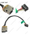 DC JACK POWER HP 14-D 14-D000 14-F 14-F000 15-A 15-A000 Series 8cm 90W SERIES(+CABLE) ORIG.