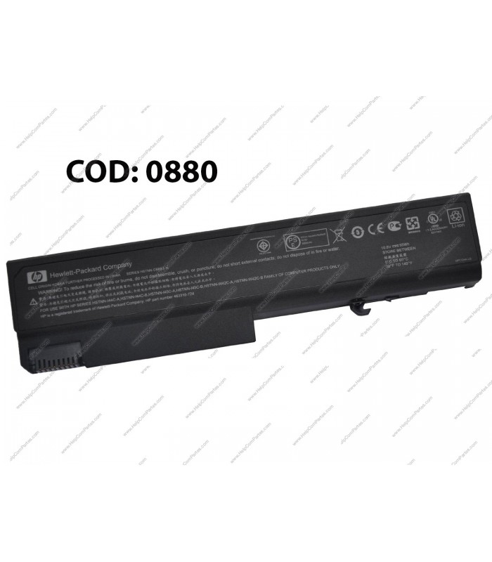 BATERIA HP 10.8V---55WH 6C /ELITEBOOK 6930P 8440P T9550P PROBOOK 6440B 6540B COMPAQ 6500B 6700B SERIES 463310-763 OEM