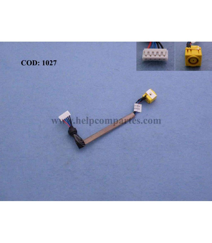 DC JACK POWER LENOVO 3000 C200 N100 N200 SERIES +CABLE DC301000J00 ORIG.