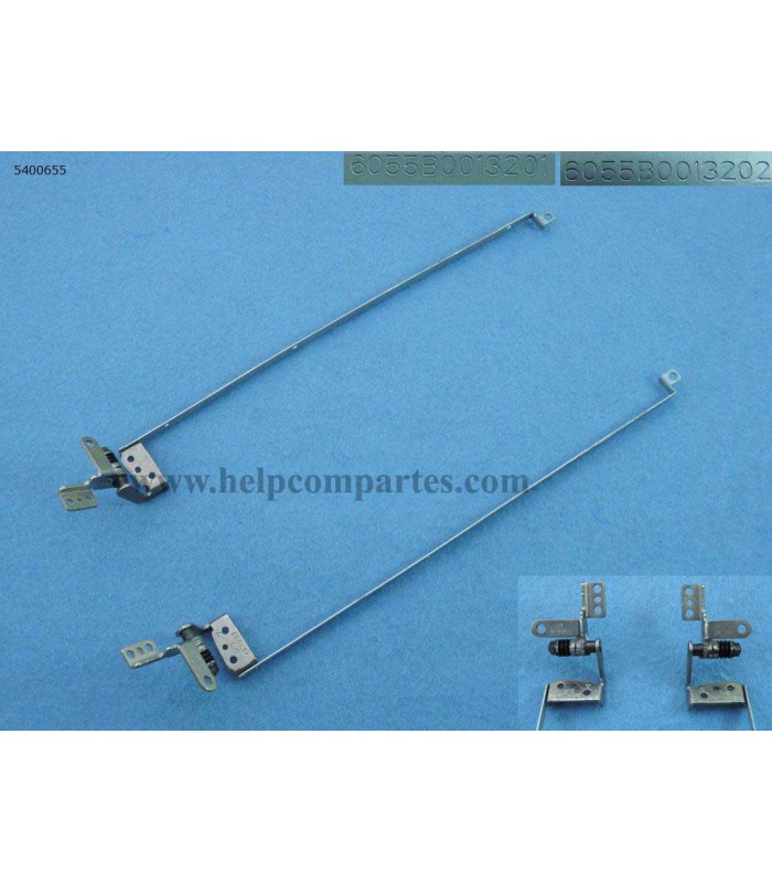 BISAGRAS TOSHIBA SATELLITE C650 C655 C650D C655D L650 L655D SERIES 15.6" R/L 6055B0013301 6055B0013302 V000210730 ORIG