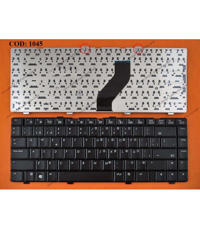 TECLADO HP PAV DV6000 DV6100 DV6200 DV6300 DV6400 DV6500 DV6700 DV6800 SERIES SIN MARCO 441427-071 BK SP OEM