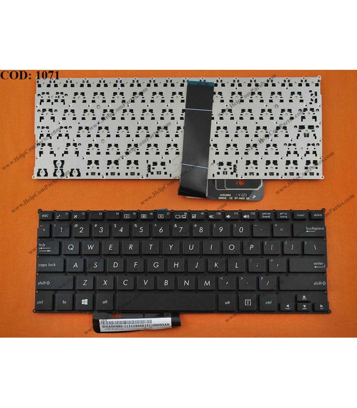 TECLADO ASUS F200CA X200MA X200CA F200  F200CA F200LA F200MA SERIES SIN MARCO AEEX8X00020 BK US ORIG.