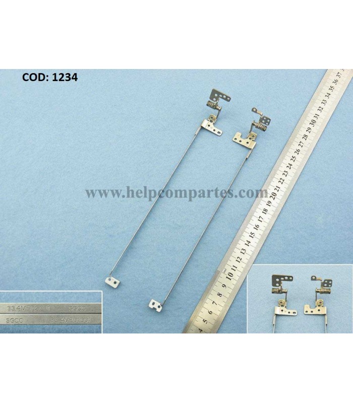 BISAGRAS SONY VAIO VPCEG VPC-EG EG16 EG18 EG18EC EG23 EG26 EG28 SERIES 14.0" R/L A-1834-259-A ORIG. 