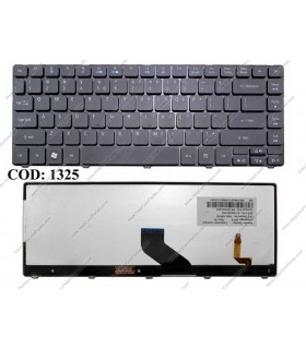 TECLADO ACER ASP 3410 3410G 3410T 3810 3810T EMACHINE D640 D440 D728 D732 SERIES SIN MARCO +BACKLIT 9J.N2C82.01D BK US