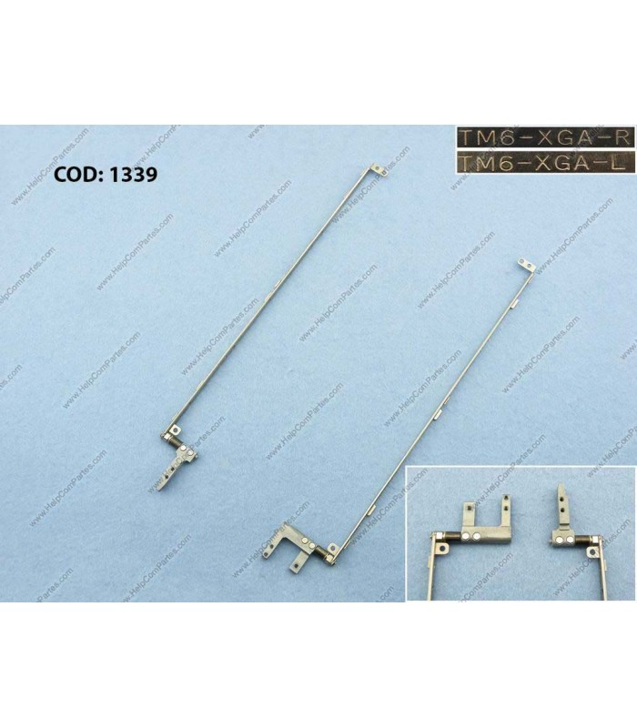 BISAGRAS DELL LATITUDE C500 C510 C540 C600 C610 C640 SERIES R/L 14.1" LCD TM6-XGA-L TM6-XGA-R ORIG