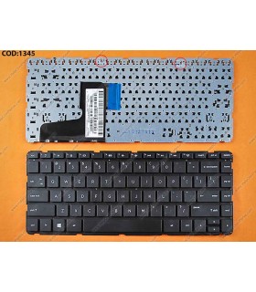 TECLADO HP PAV 14-E 14-N 14-G 14-R 14-D HP 240 G3 HP 245 G3 SERIES SIN MARCO 741062-001 BK US ORIG.