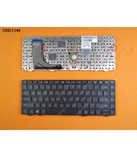 TECLADO HP PROBOOK 6360B 6360 6360T SERIES MARCO 639477-001 BK FRAME (CON POINT STICK) US ORIG.